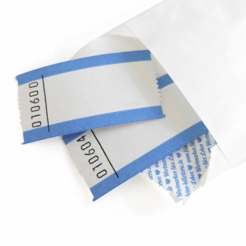 BLANK LUCKY TICKET (blue-white)