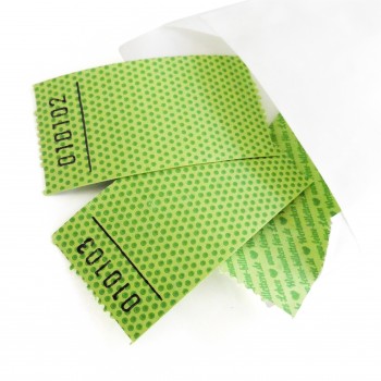 BLANK LUCKY TICKET (green dotted)