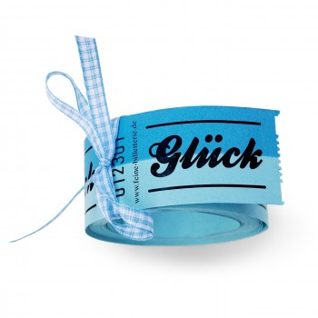 LUCKY TICKETS "GLÜCK" (blue)